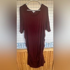 Maurice’s maternity bodycon midi dress